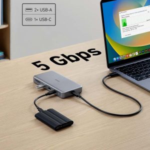 SAMKE USB-C集线器（10合1，双4K HDMI）