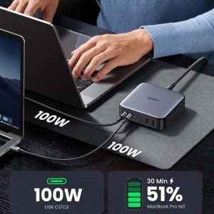 SAMKE 200W 6端口GaN USB C充电器