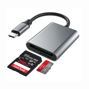 思克 USB C转SD/TF读卡器